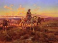 the free trader 1925 Charles Marion Russell Indiana cowboy